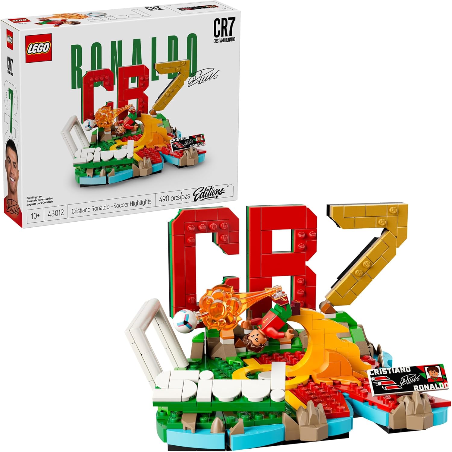 Lego Editions Cristiano Ronaldo 2026 with 490pcs 43012