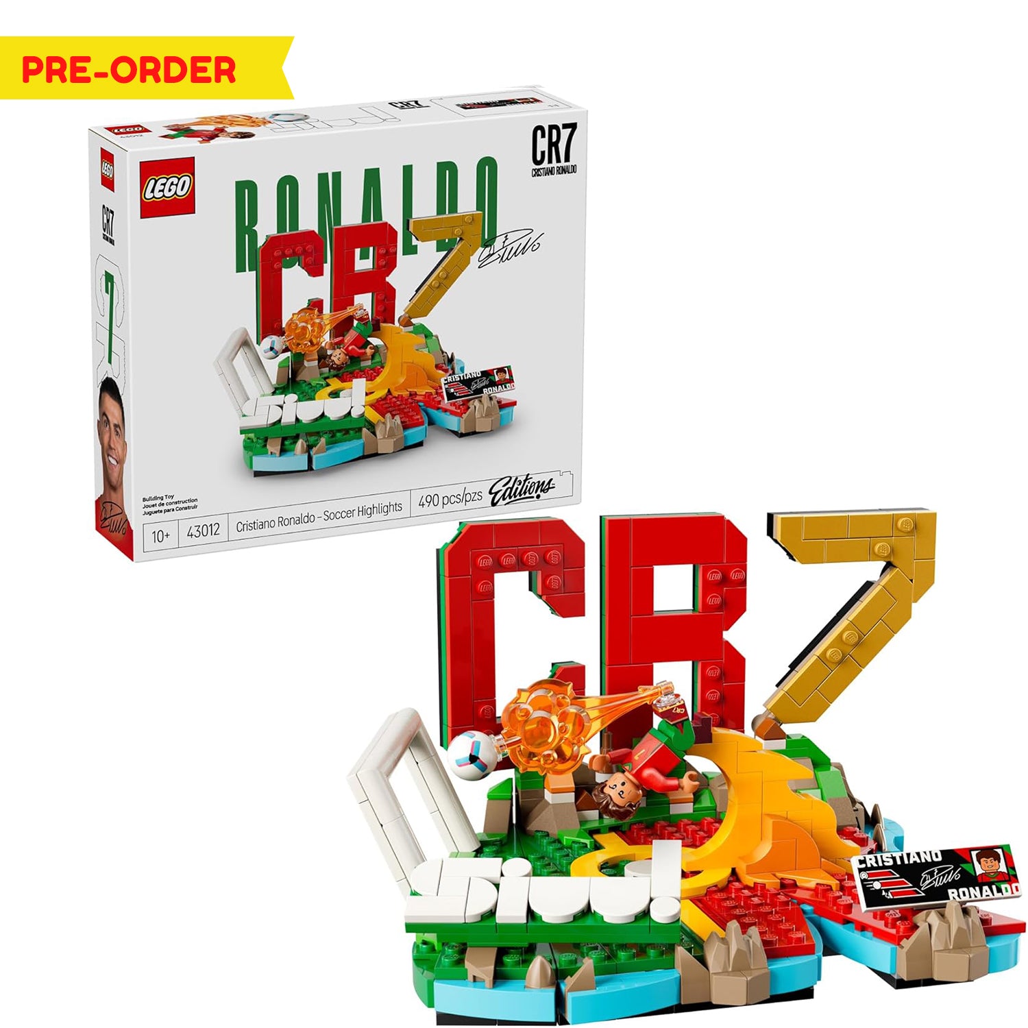 Lego Editions Cristiano Ronaldo 2026 with 490pcs 43012