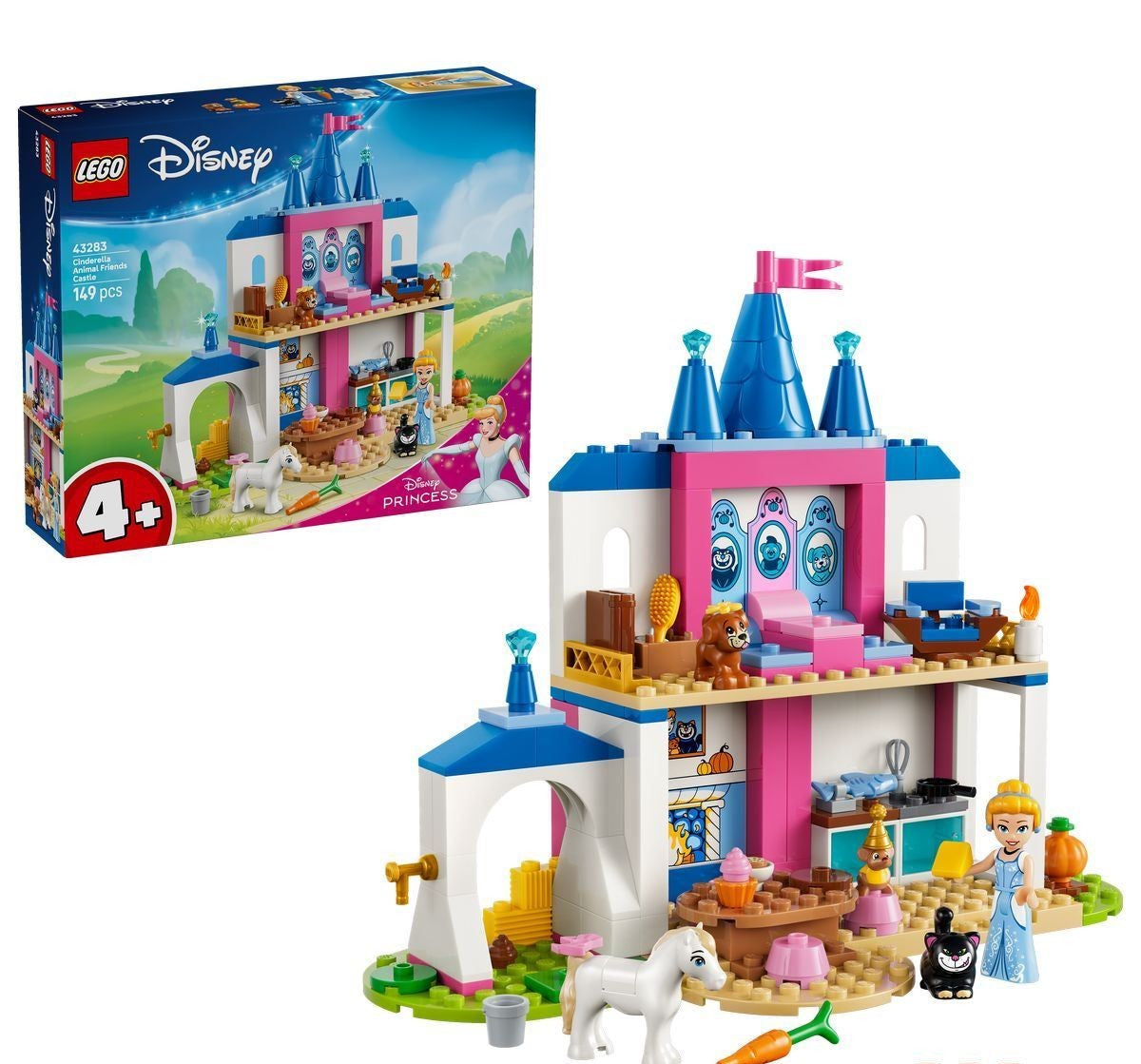 Lego Disney Princess 43283 Cinderella Animal Friends Castle 149Pcs