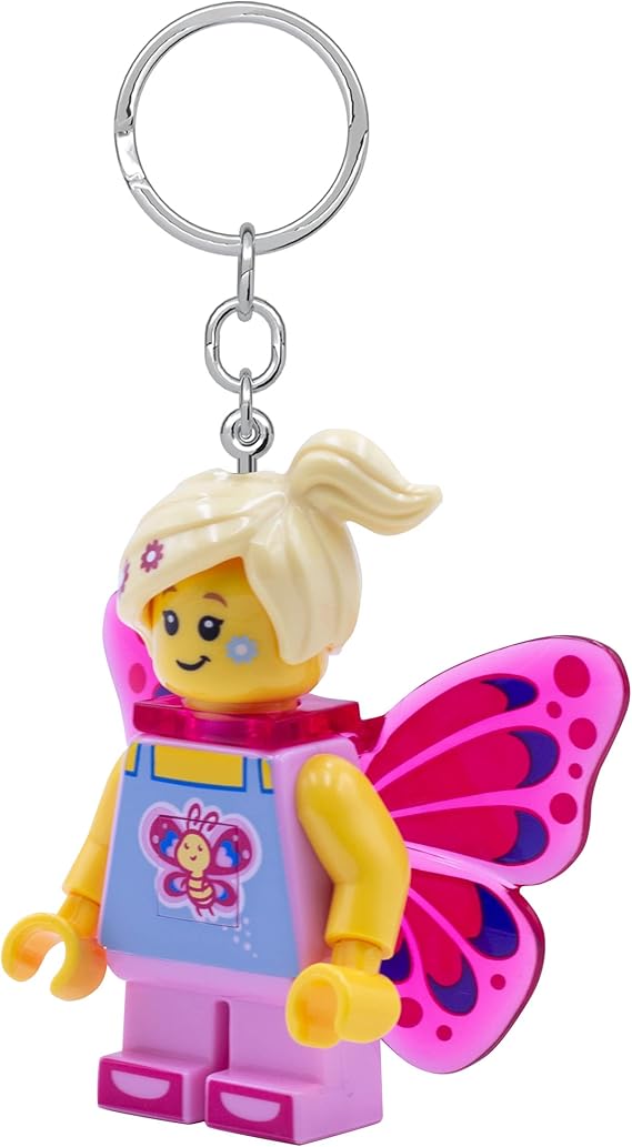 Lego IQ Minifigures Keychain Light Butterfly Girl
