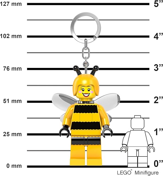 Lego IQ Minifigurines Keychain Light Bumblebee Girl Size
