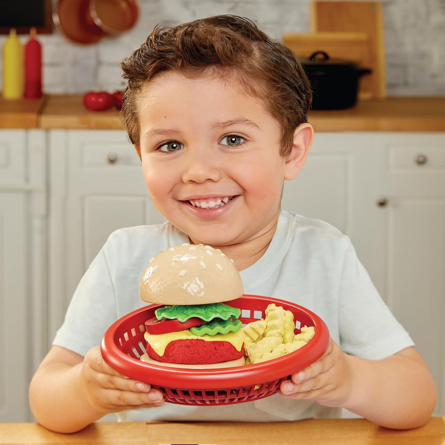Little Tikes Creative Chefs Cheeseburger and Fries Kit Little Tikes Yallatoys