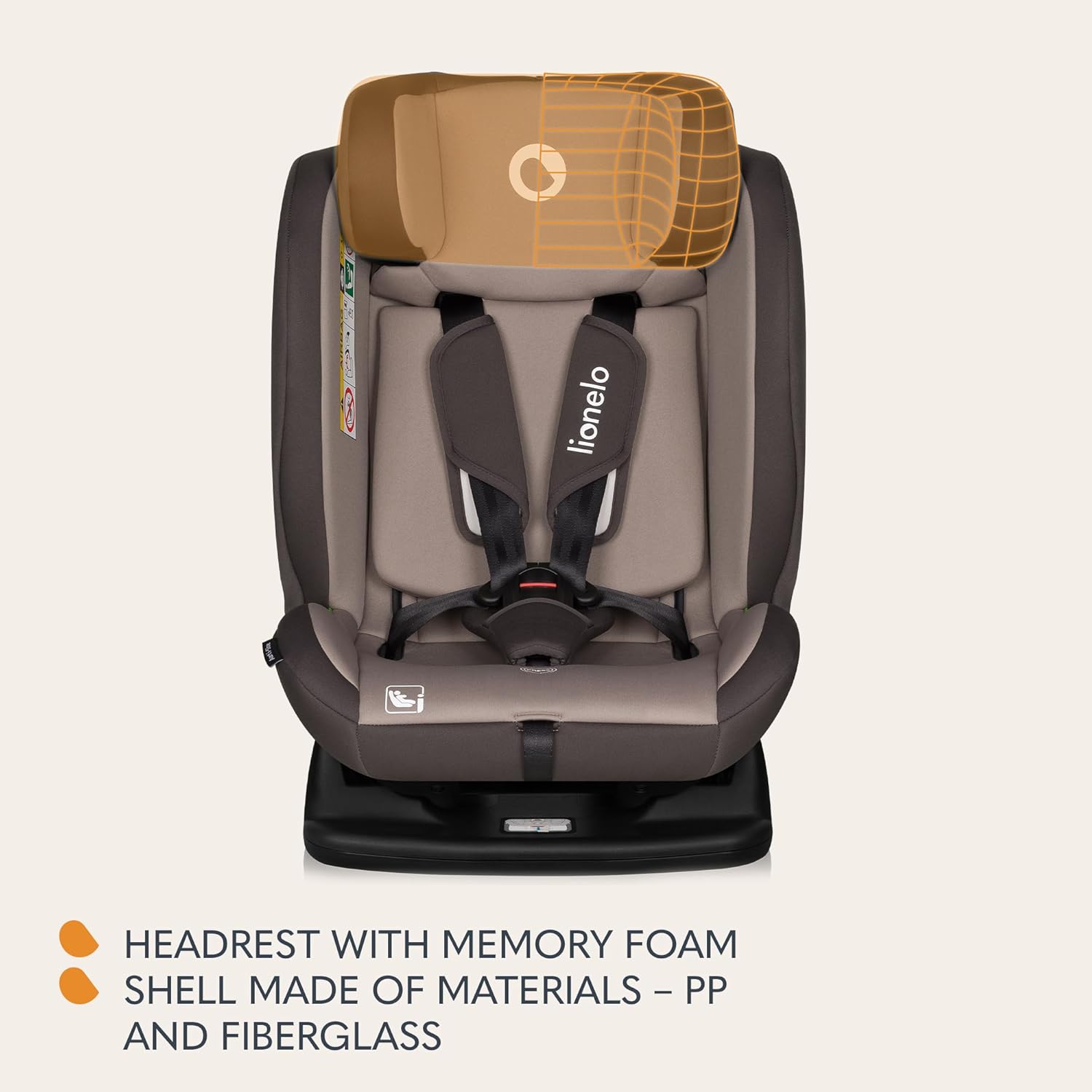Lionelo Baby Car Seat AART i-Size for Kids 0 to 36kg Lionelo Yallatoys
