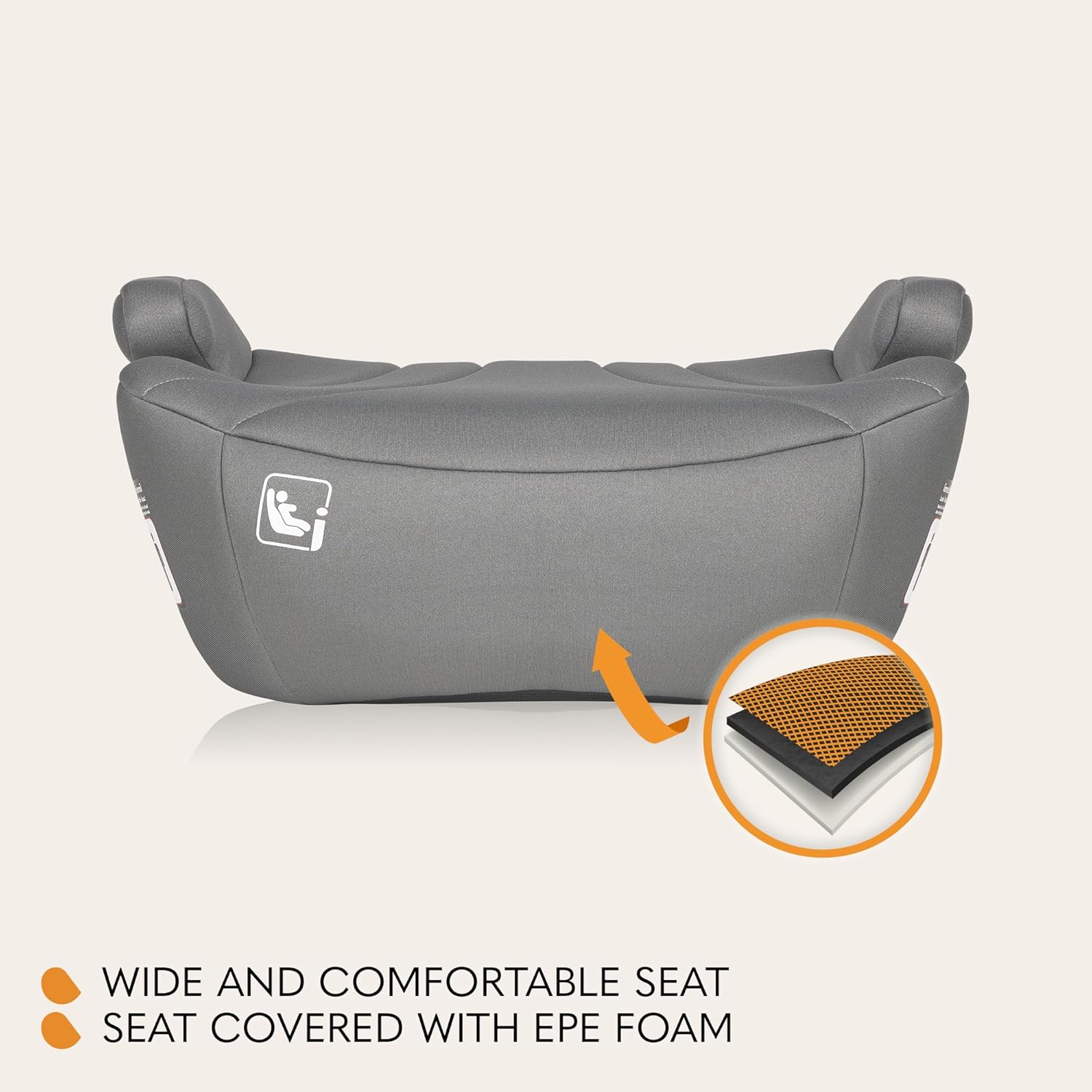 Lionelo Booster Car Seat Luuk I-Size for Kids 22-36kg Lionelo Yallatoys