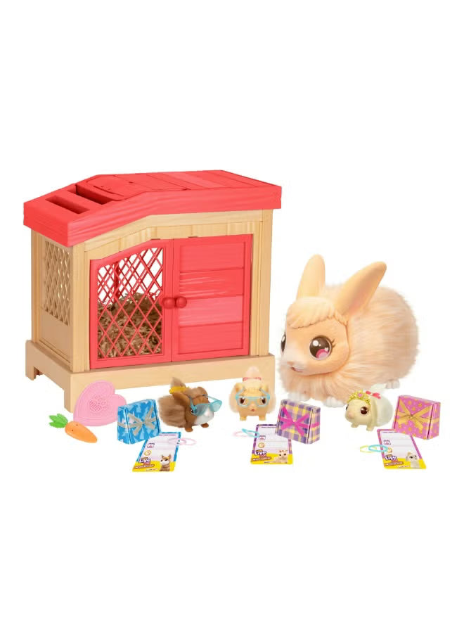 Little Live Pets Mama Surprise Rabbit In Cage