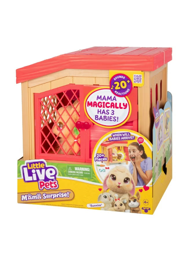 Little Live Pets Mama Surprise Rabbit In Cage