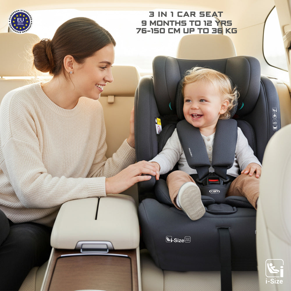 Neobreez i Bostoni 3 In 1 Toddler i Size Car Seat Grey Neobreez Yallatoys