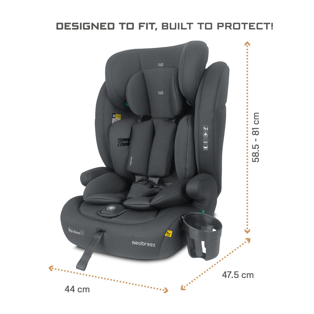 Neobreez i Bostoni 3 In 1 Toddler i Size Car Seat Grey Neobreez Yallatoys