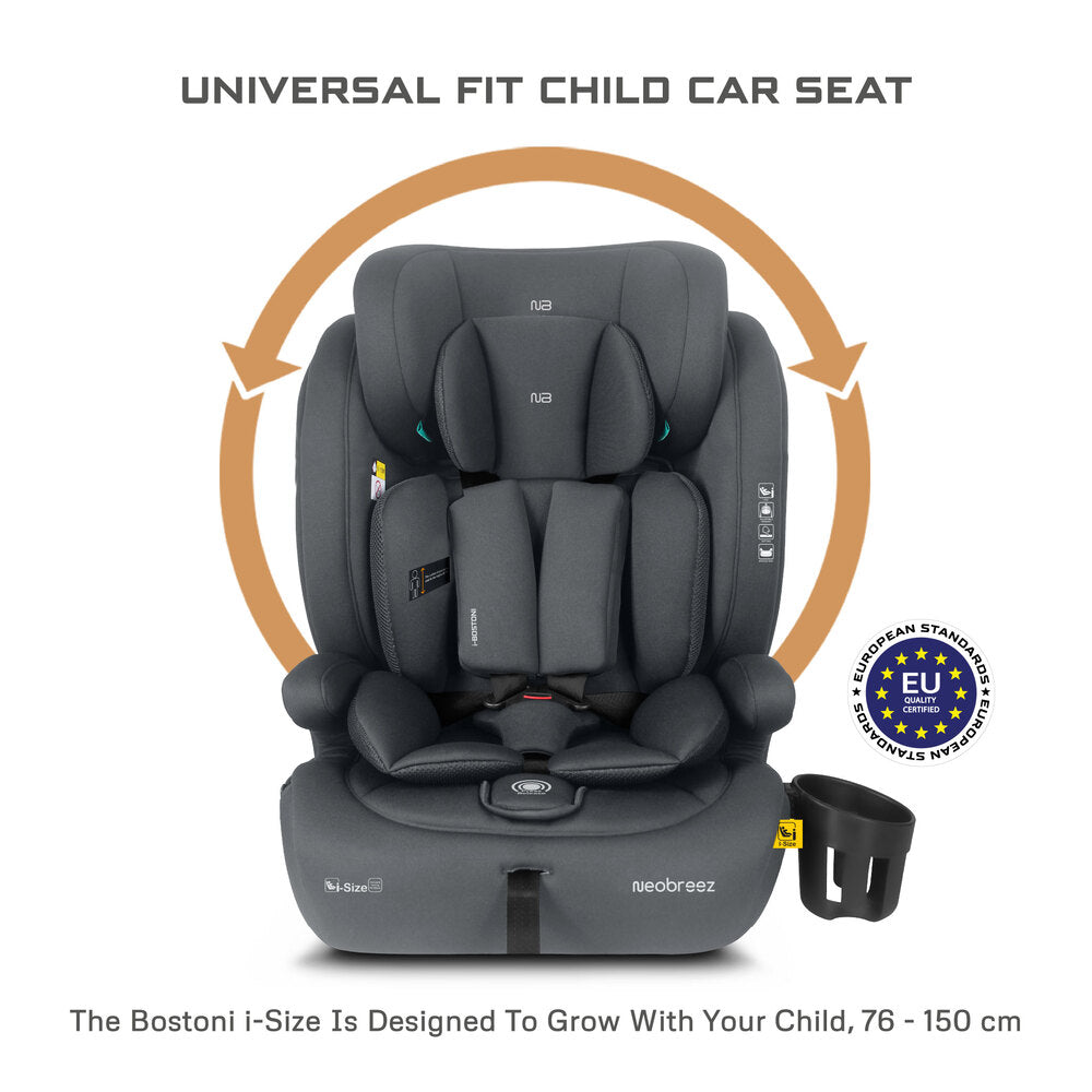 Neobreez i Bostoni 3 In 1 Toddler i Size Car Seat Grey Neobreez Yallatoys