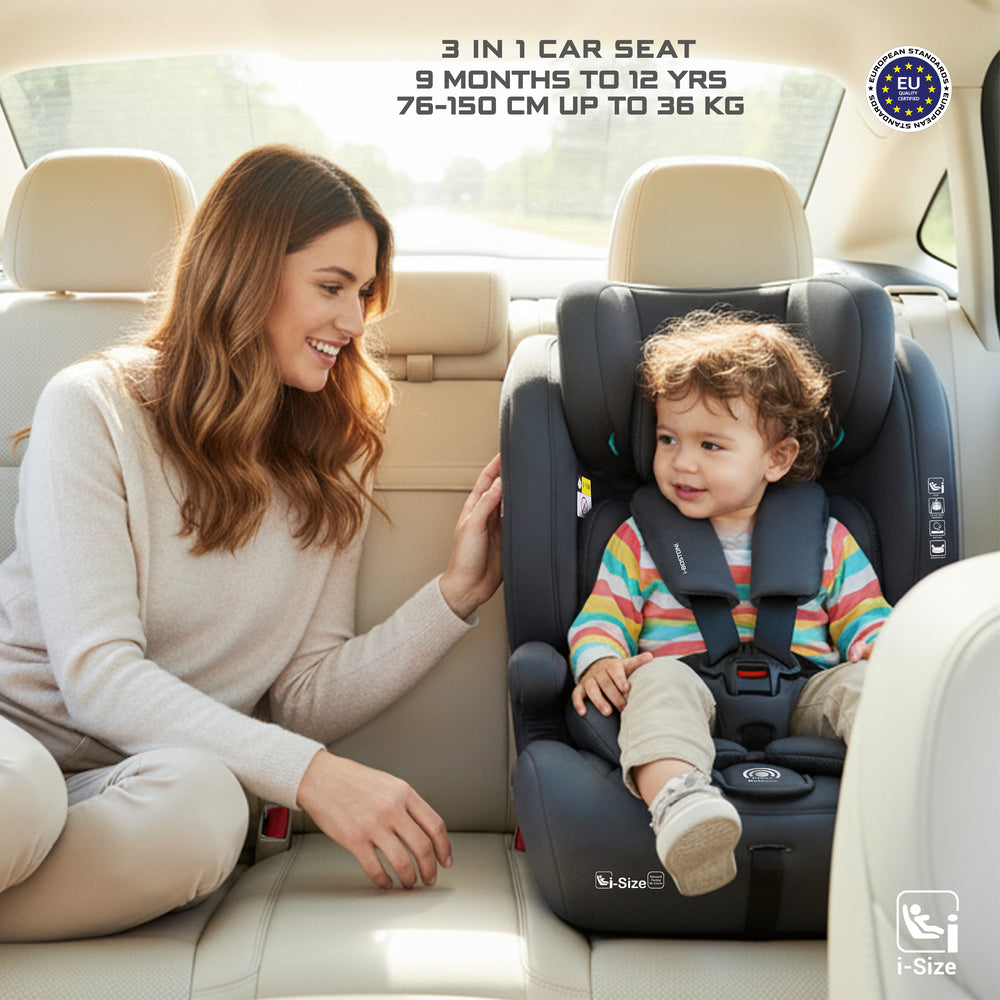 Neobreez i Bostoni 3 In 1 Toddler i Size Car Seat Grey Neobreez Yallatoys