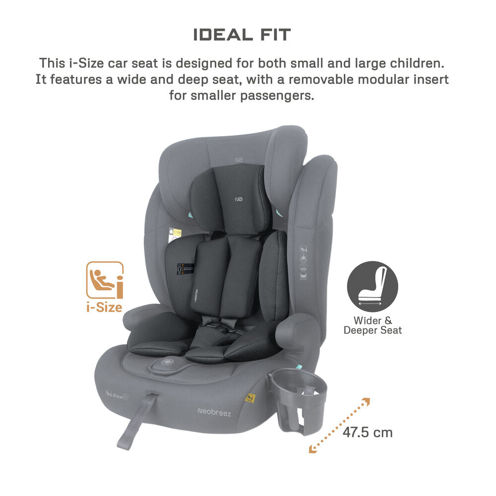Neobreez i Bostoni 3 In 1 Toddler i Size Car Seat Grey Neobreez Yallatoys