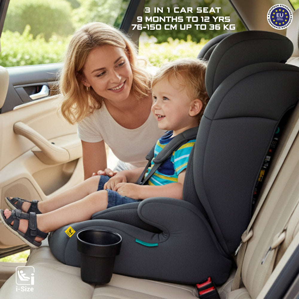 Neobreez i Bostoni 3 In 1 Toddler i Size Car Seat Grey Neobreez Yallatoys