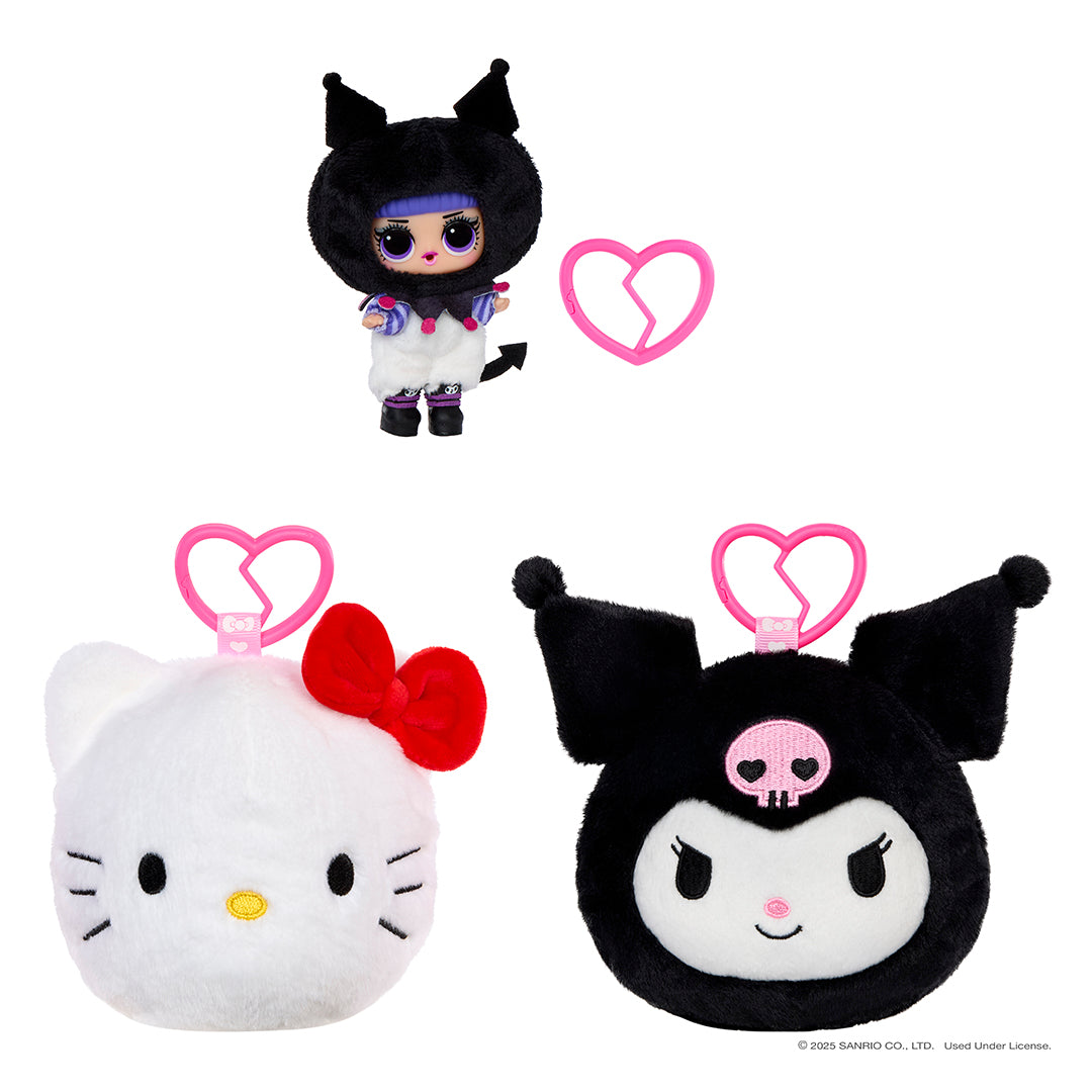 لعبة LOL Surprise Loves Hello Kitty محشوة قابلة للعكس متنوعة