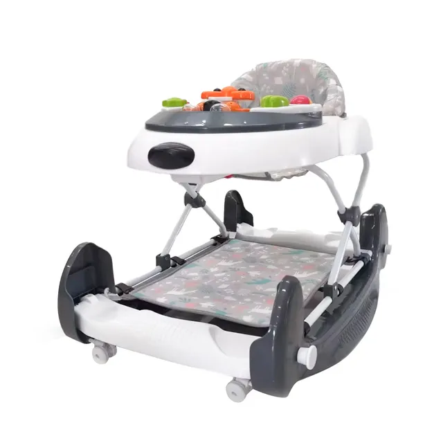 Little Learners 2 In 1 Baby Walker And Jumper Grey Little Learners Yallatoys