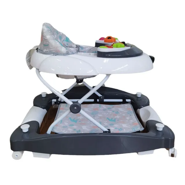 Little Learners 2 In 1 Baby Walker And Jumper Grey Little Learners Yallatoys