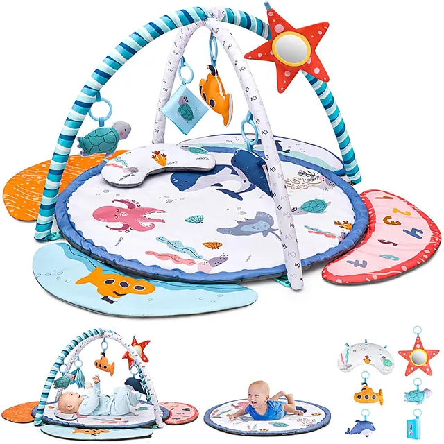 Little Learners Ocean Theme Baby Playmat With Toys Little Learners Yallatoys