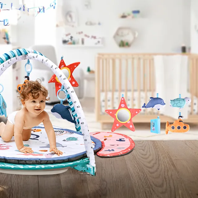 Little Learners Ocean Theme Baby Playmat With Toys Little Learners Yallatoys