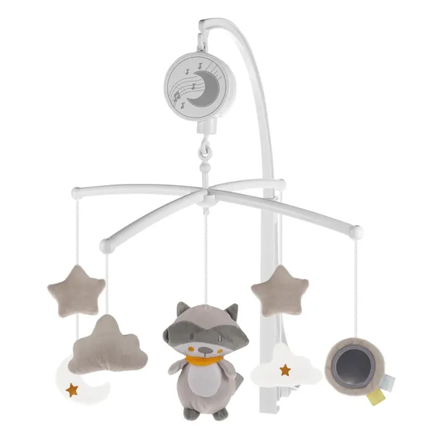 Little Learners Wind Up Crib Mobile Raccoon Little Learners Yallatoys
