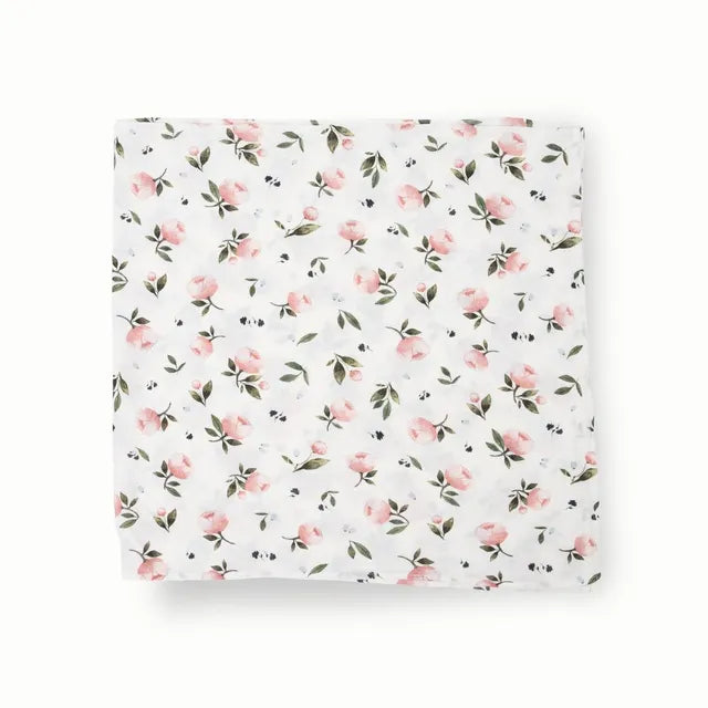 Little Unicorn Stretch Knit Swaddle 2 Pack Watercolor Rose Little Unicorn Yallatoys