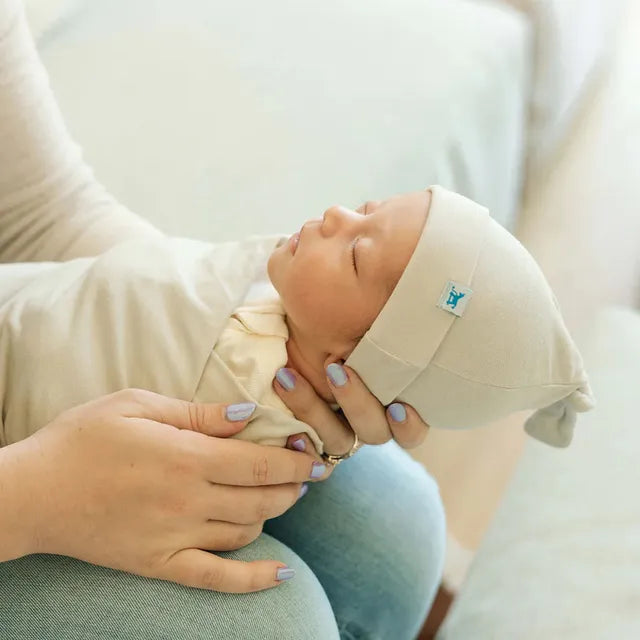 Little Unicorn Stretch Knit Swaddle and Hat Set Pebble Little Unicorn Yallatoys