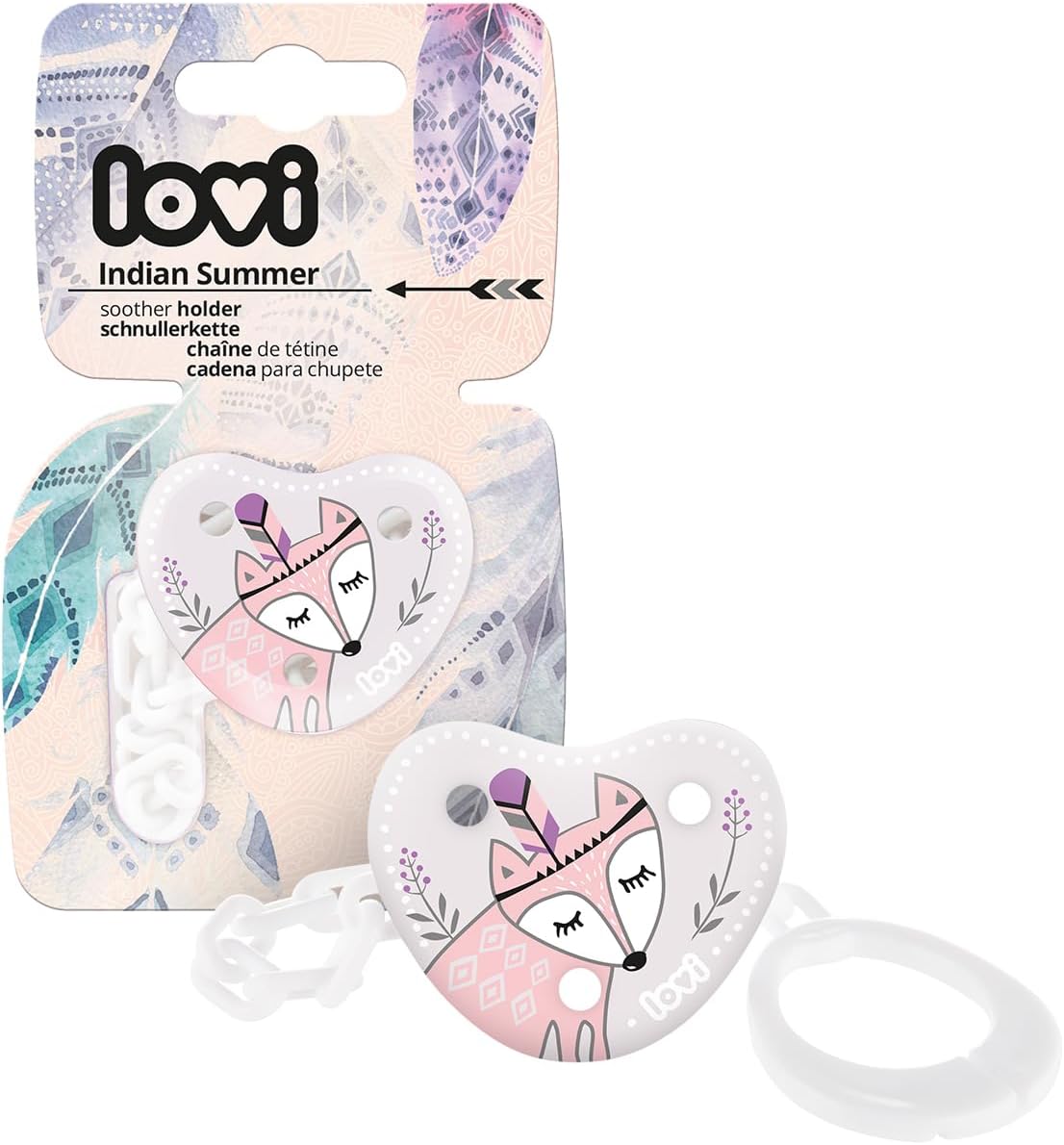 Lovi Indian Summer Soother Holder Girl Lovi Baby Yallatoys
