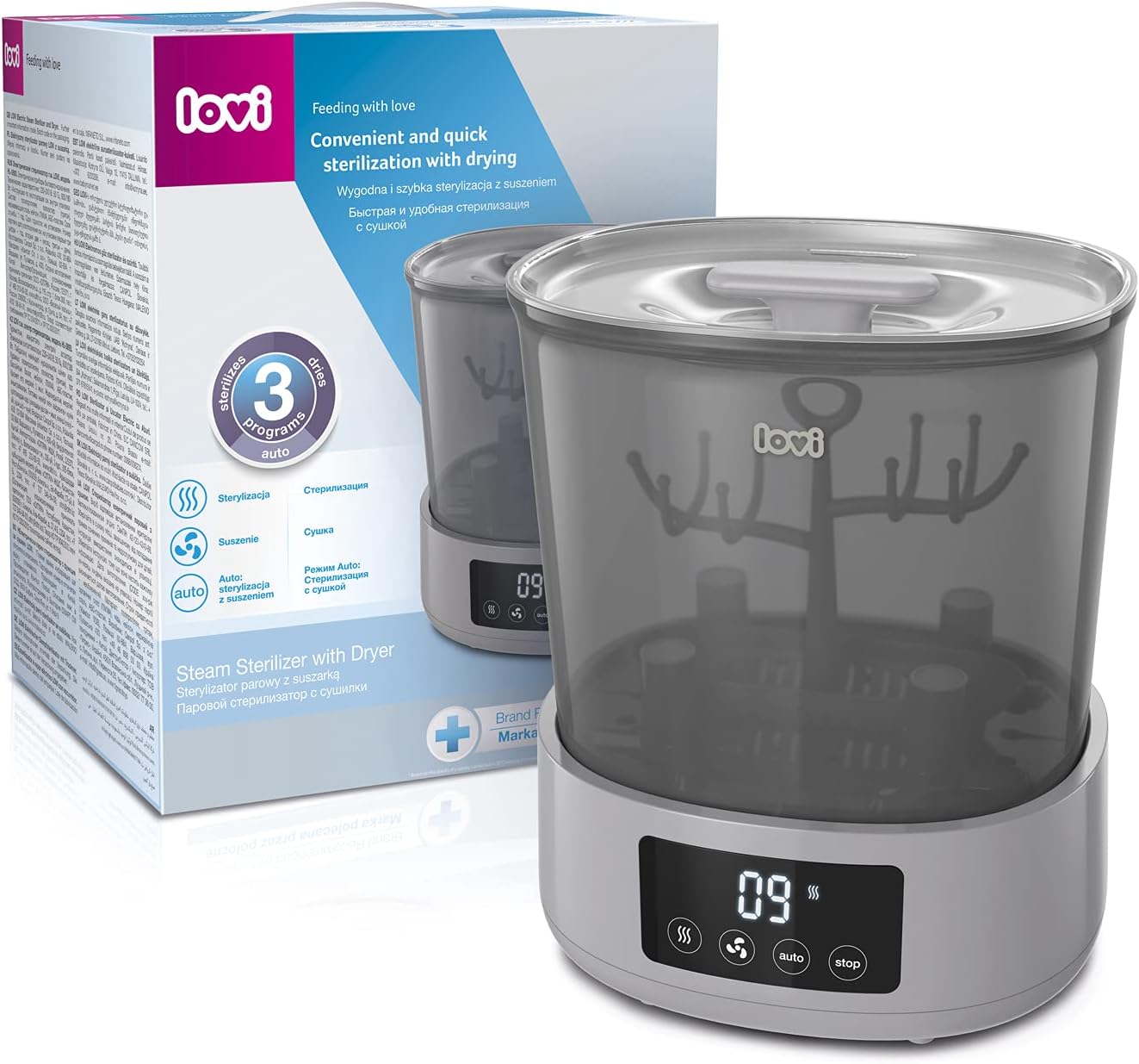 Lovi Baby Steam Steriliser With Dryer Lovi Baby Yallatoys