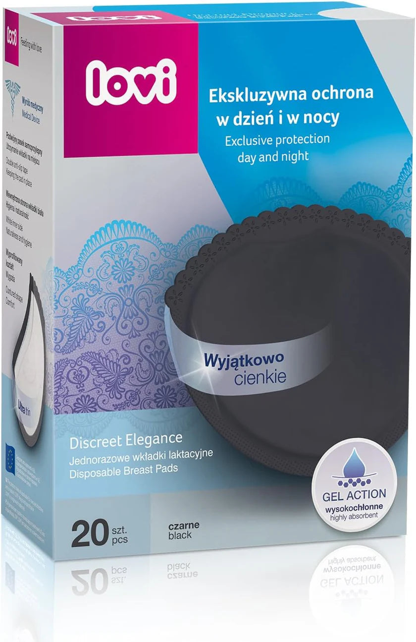 Lovi Baby Disposable Breast Pads Black 20PCS Lovi Baby Yallatoys