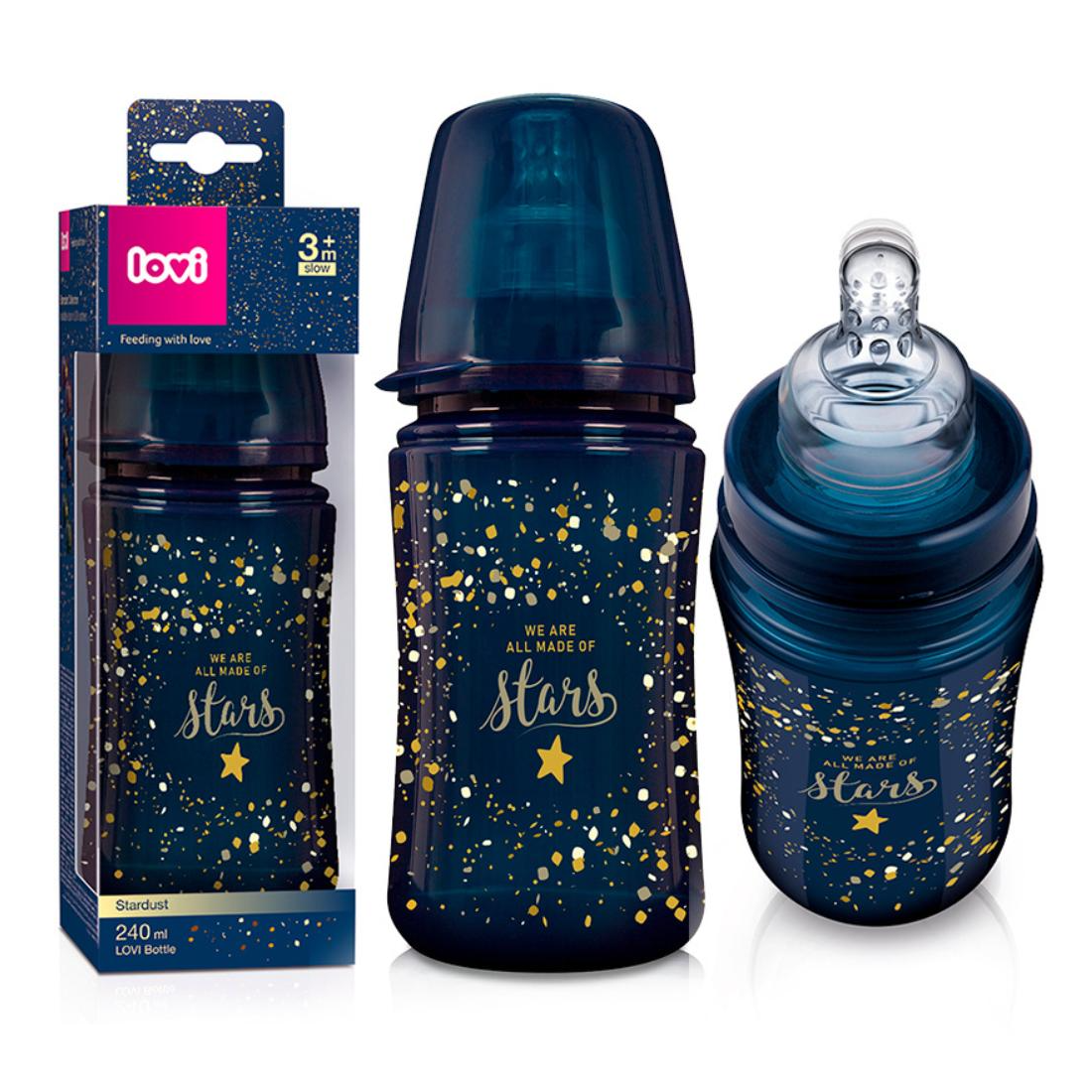 Lovi Baby Stardust Bottle 3M+ 240ML Lovi Baby Yallatoys