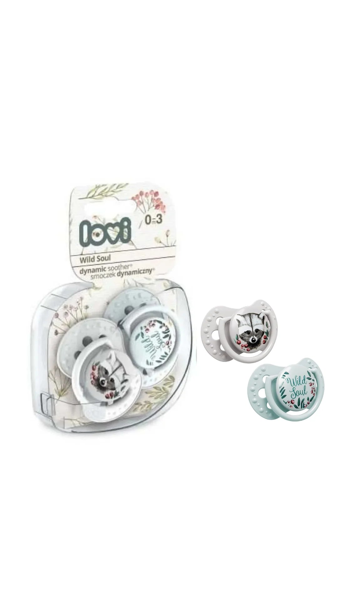 Lovi Baby Soother Wild Soul Boy 0-3M 2PCS Lovi Baby Yallatoys
