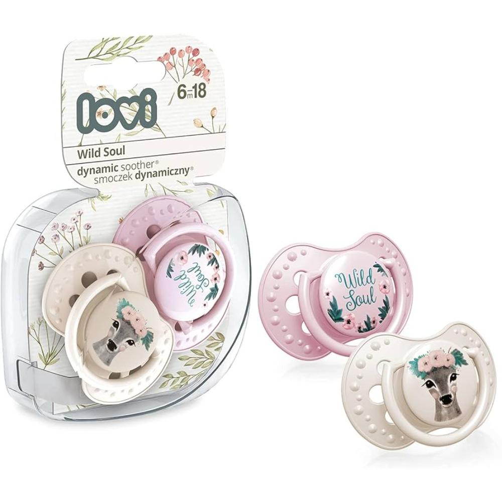 Lovi Baby Soother Wild Soul Girl 6-18M 2PCS Lovi Baby Yallatoys