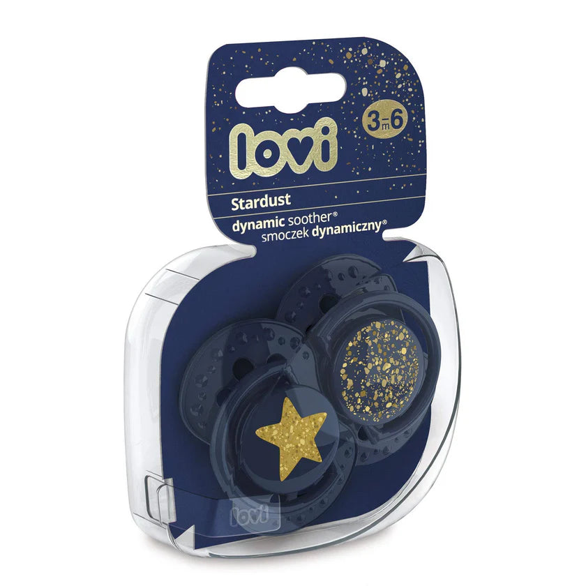 Lovi Baby Soother Stardust Blue 3-6M 2PCS Lovi Baby Yallatoys
