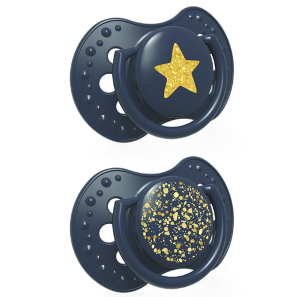 Lovi Baby Soother Stardust Blue 6-18M 2PCS Lovi Baby Yallatoys