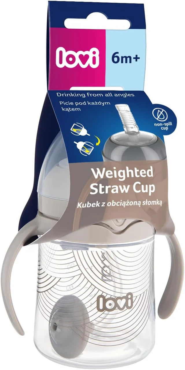 Lovi Baby Weighted Straw Cup 6M+ Harmony 150ML Lovi Baby Yallatoys