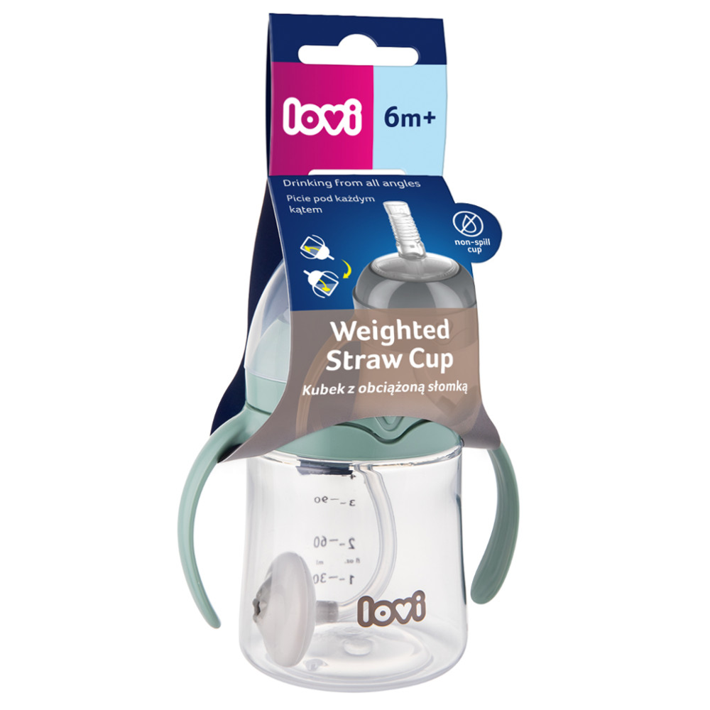 Lovi Baby Weighted Straw Cup 6M+ 150ML Lovi Baby Yallatoys