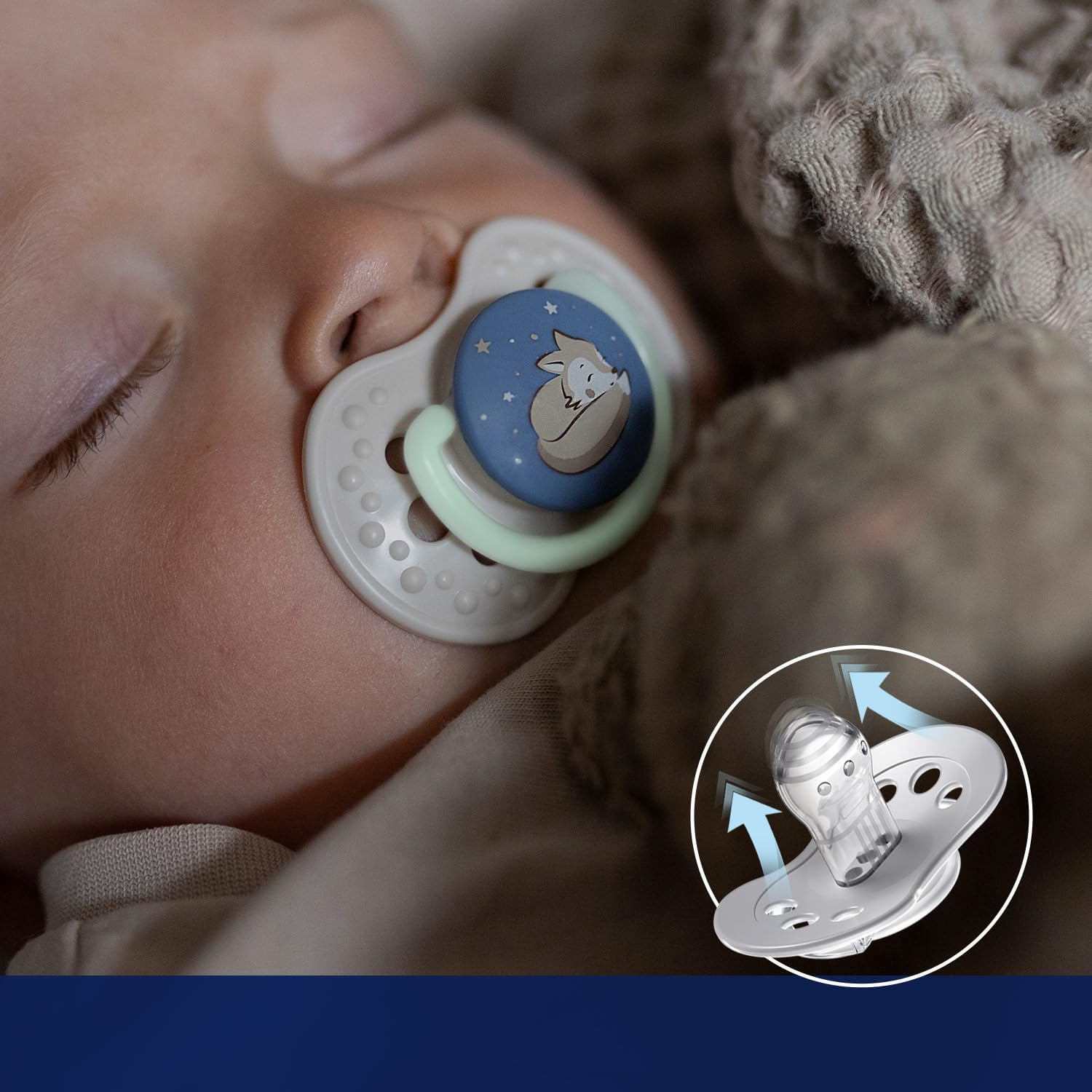 Lovi Baby Soother Night & Day Boy 0-3M 2PCS Lovi Baby Yallatoys