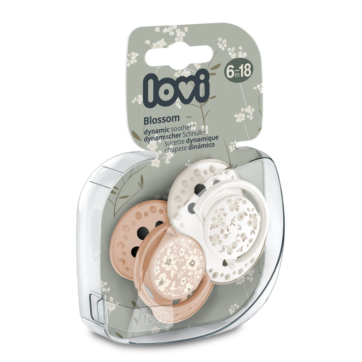 Lovi Baby Soother Blossom Girl 6-18M 2PCS Lovi Baby Yallatoys