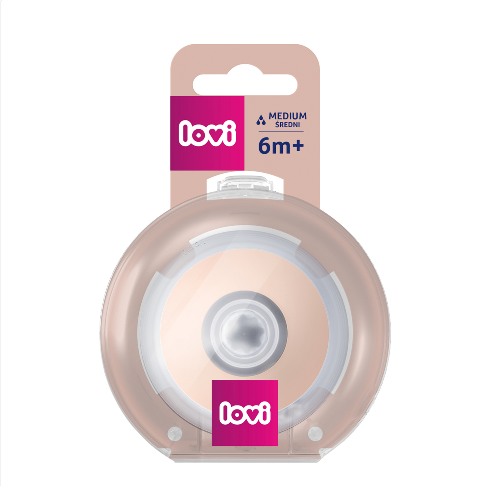Lovi Baby Teat Mammafeel 6M+ Medium 1PC Lovi Baby Yallatoys