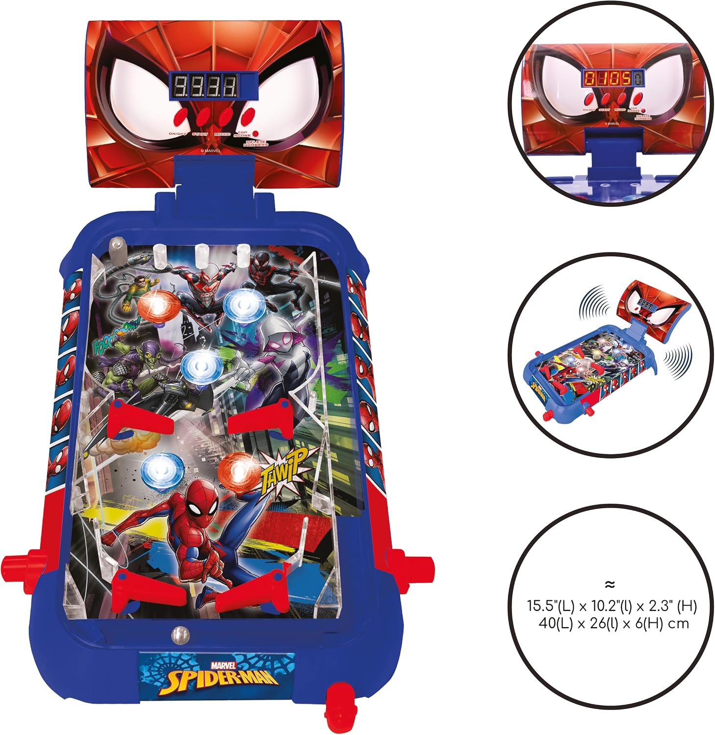 Lexibook Spider-Man Electronic Pinball Machine