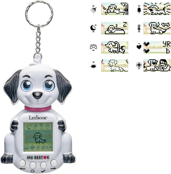 Lexibook My Best-E Dog Console with LCD Screen and Keyring