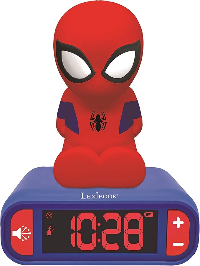 Lexibook Spider-Man Nightlight Alarm Clock