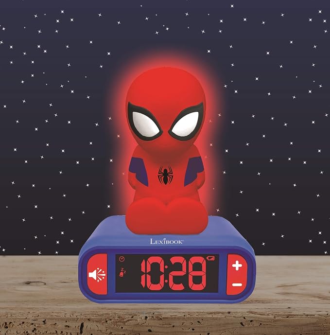 Lexibook Spider-Man Nightlight Alarm Clock