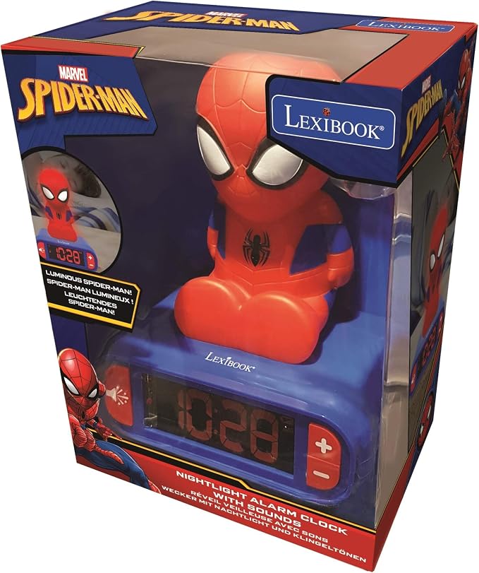 Lexibook Spider-Man Nightlight Alarm Clock