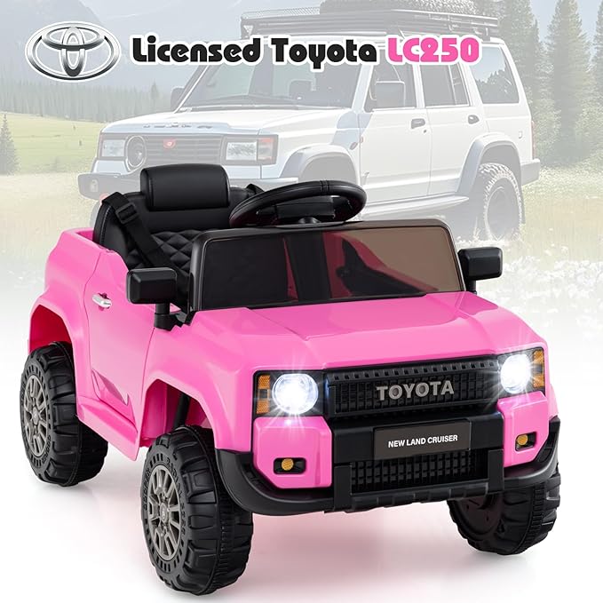 Land Cruiser electric ride-on vehicle lc250 pink