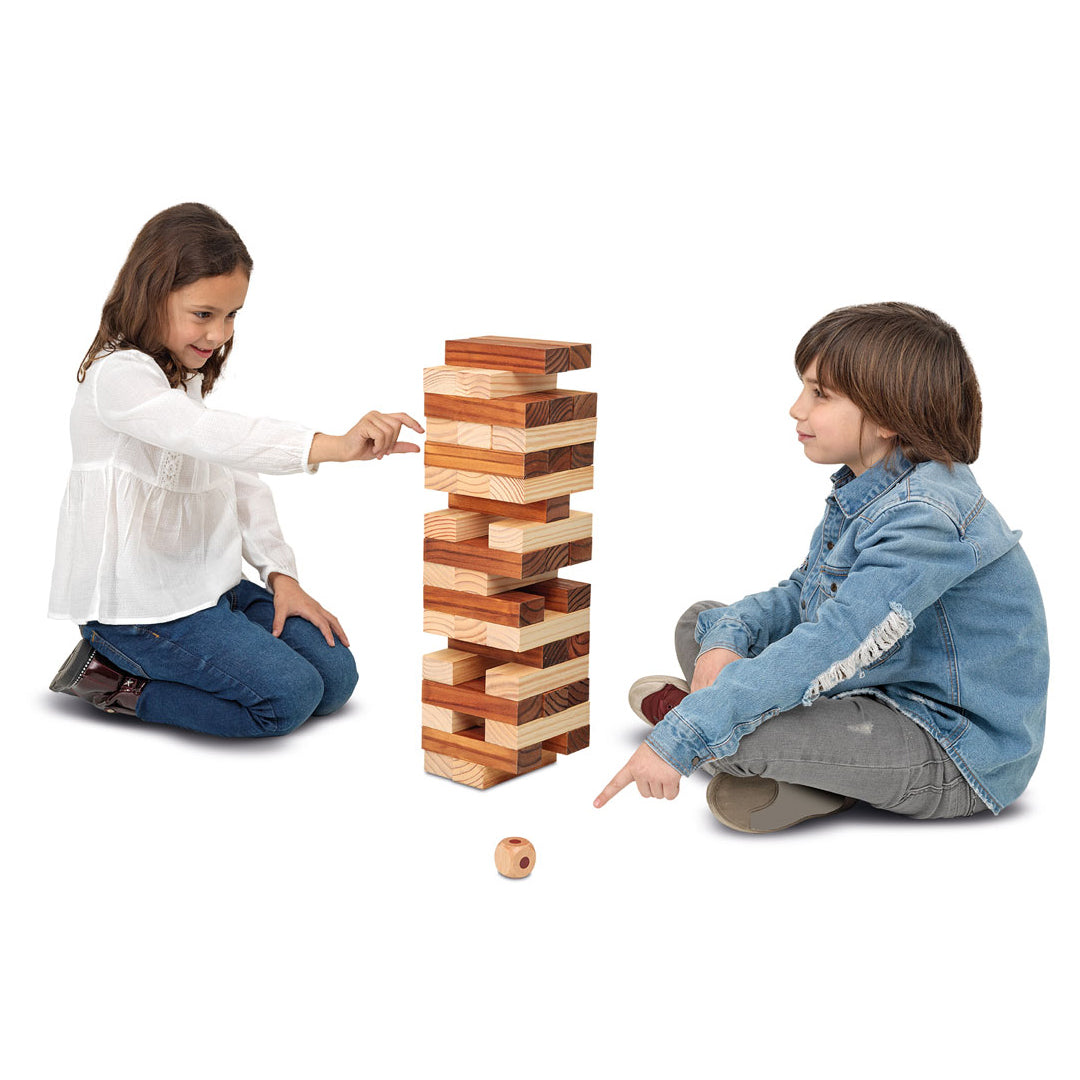 Large Multi Colour Wooden Tower
