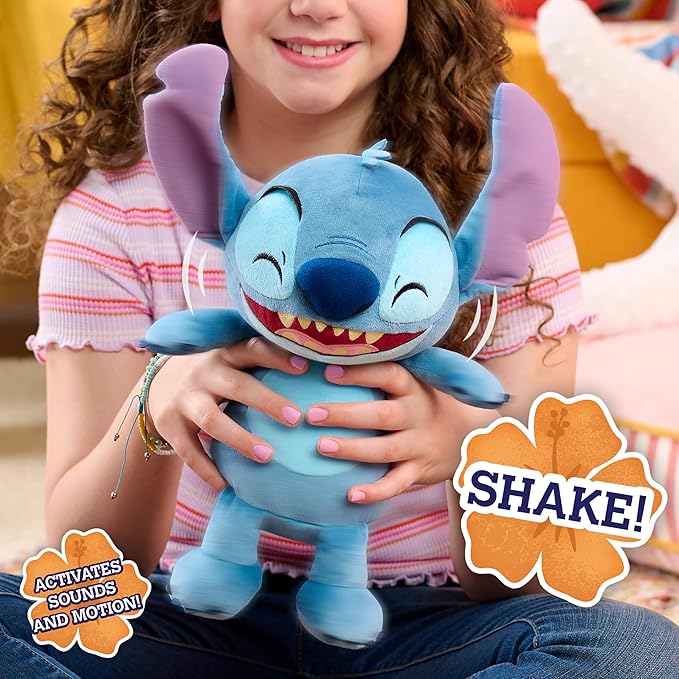 Laughing Stitch Interactive Plush Toy