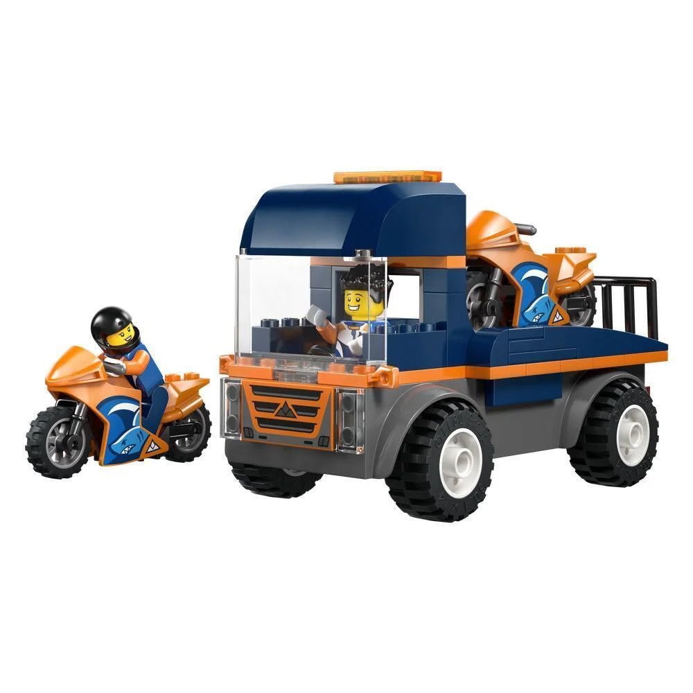 Lego City Motorcycle Transporter Box