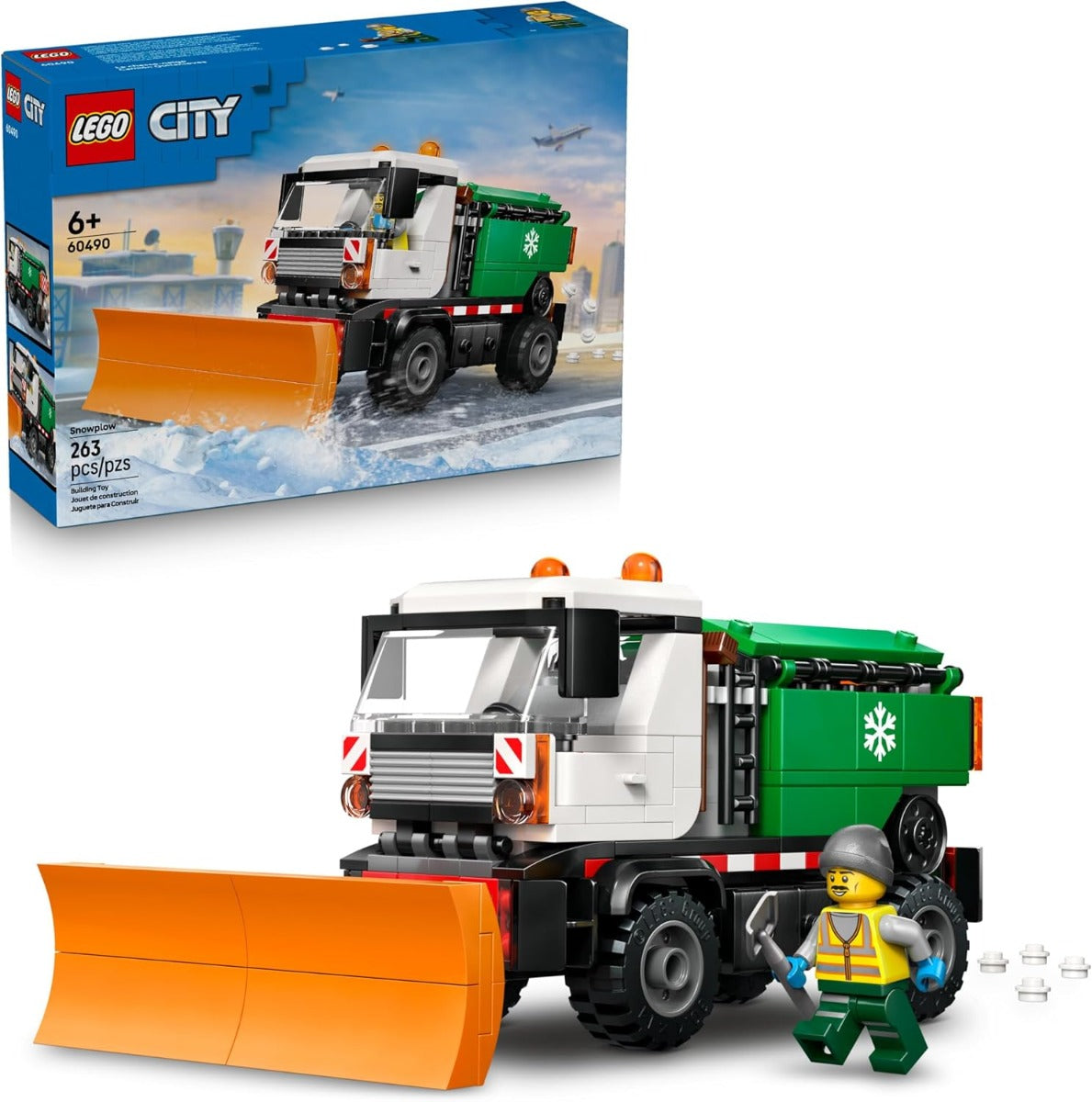 Lego City Snowplough Box View