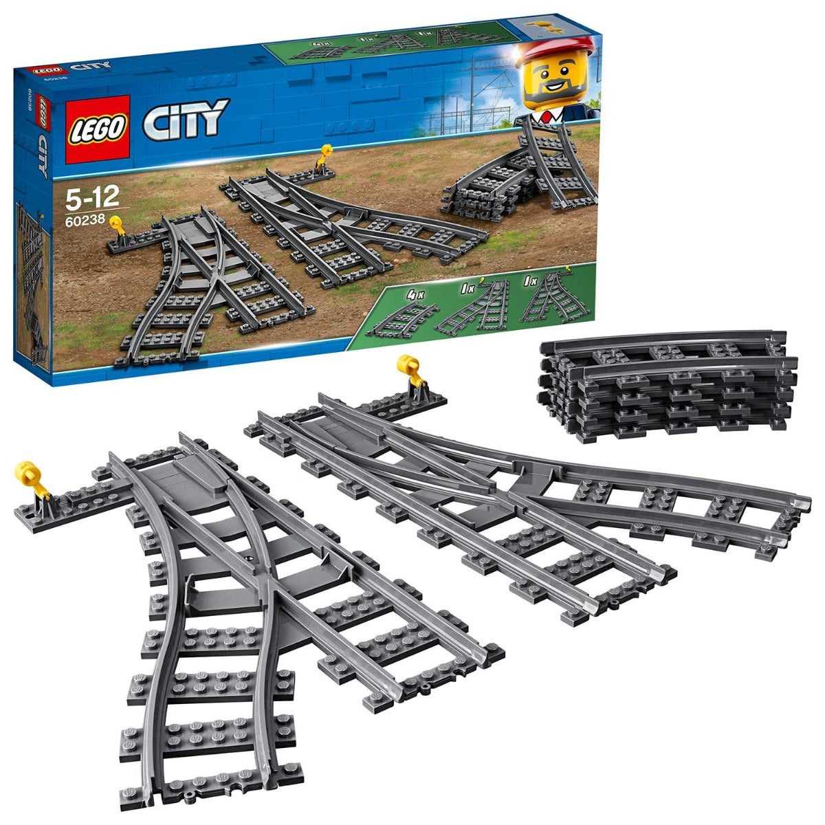 Lego City Switch Tracks Box