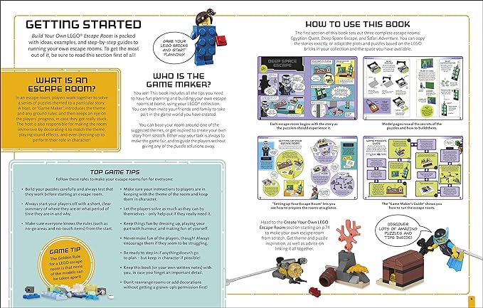 Lego Escape Room activity book