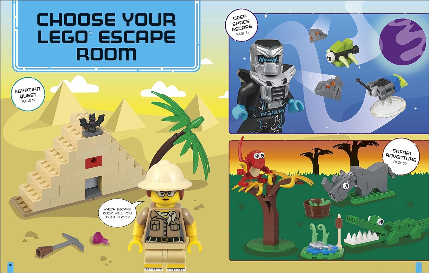 Lego Escape Room interactive building book